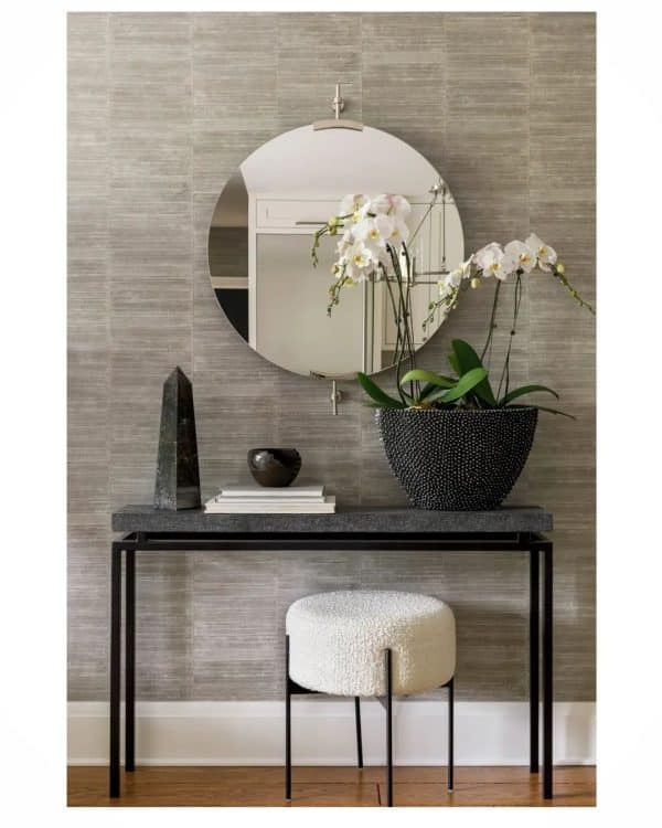 Серебрянное настенное зеркало “Олеан” — изображение 5