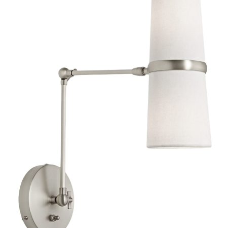 Серебряное бра “Флемиш” на шарнире