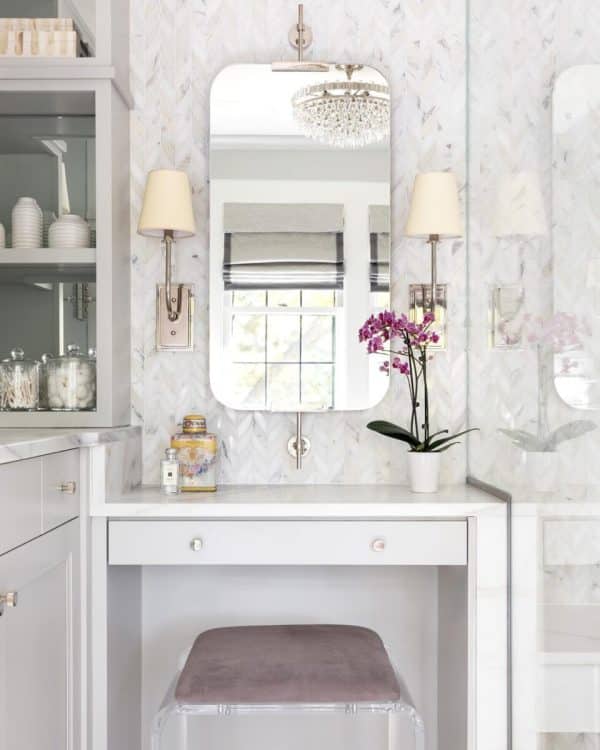 Серебряное настенное зеркало “Линарес” — изображение 3