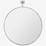 Серебряное настенное зеркало “Найт”