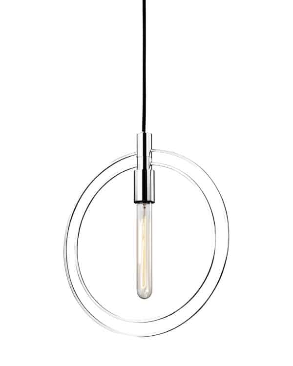 Серебряный подвесной светильник “Бекки”