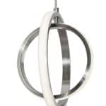 Серебряный светодиодный подвес “Глоу”