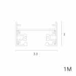 Шинопровод Arte Lamp TRACK ACCESSORIES A540133 — изображение 2