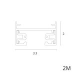 Шинопровод Arte Lamp TRACK ACCESSORIES A540233 — изображение 2
