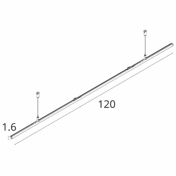 Штанга для токопроводящего ремня Divinare DECORATO D252906 — изображение 5