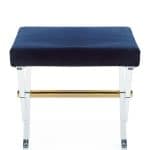 Синяя банкетка “Эйдан”