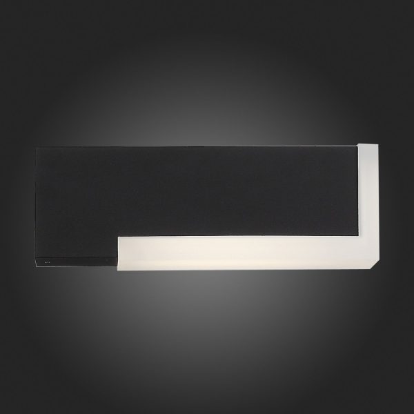 SL096.401.02 Светильник уличный настенный ST-Luce Черный/Белый LED 1*6W 4000K POSTO — изображение 2