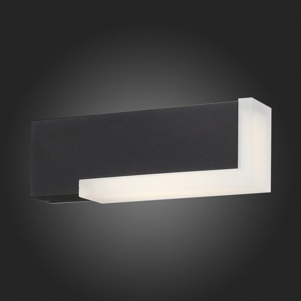 SL096.401.02 Светильник уличный настенный ST-Luce Черный/Белый LED 1*6W 4000K POSTO — изображение 5