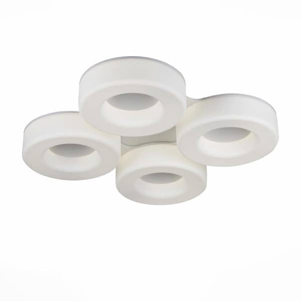 SL886.552.04 Светильник потолочный ST-Luce белый/ LED 4*24W 4100K LORDIN — изображение 3