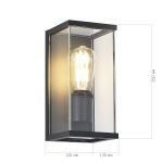 SL9019.701.01 Светильник уличный настенный ST-Luce темно-серый E27 1*15W GROSS — изображение 4