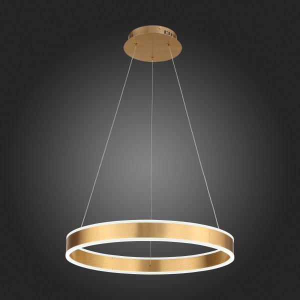 SL944.203.01 Люстра подвесная ST-Luce Анодированный золотой/Белый LED 1*40W 3000K-6000K ONZE — изображение 2