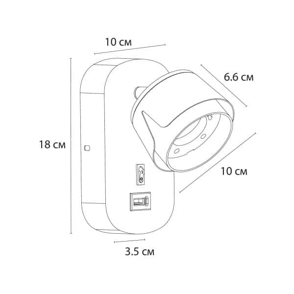 Спот Arte Lamp AMAKS A8026AP-1WH — изображение 2