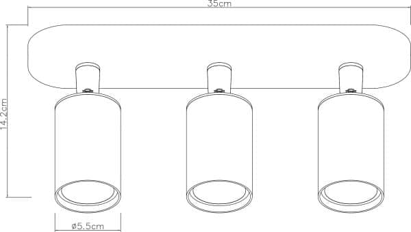 Спот Arte Lamp AQUARIUS A3226PL-3BK — изображение 4