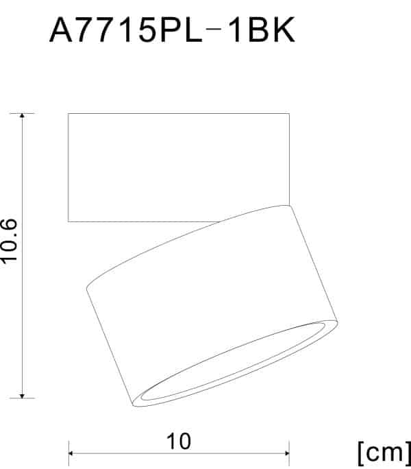 Спот Arte Lamp ARCTURUS A7715PL-1BK — изображение 4