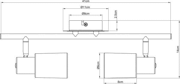 Спот Arte Lamp CAVALLETTA A4510PL-2SS — изображение 5