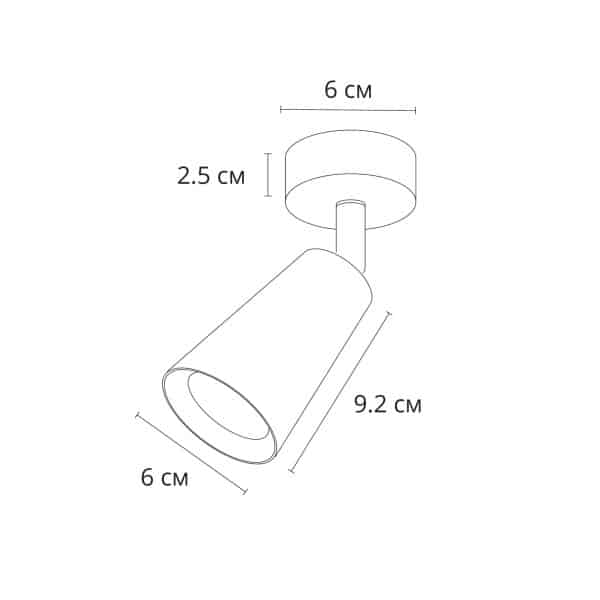 Спот Arte Lamp CINTURA A2352PL-1WH — изображение 2