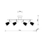 Спот Arte Lamp HARMONY A5110PL-4AB — изображение 3