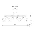 Спот Arte Lamp HARMONY A5112PL-4BK — изображение 3