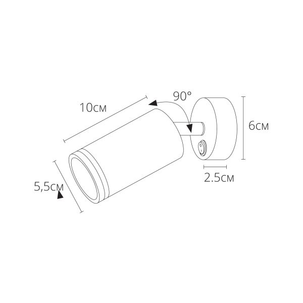 Спот Arte lamp IMAI A2365AP-1BK — изображение 5