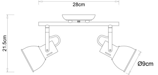 Спот Arte Lamp JOVI A1677PL-2GO — изображение 2