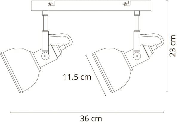 Спот Arte Lamp MARTIN A5213AP-2WG — изображение 4