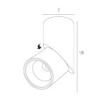 Спот Arte Lamp ORIONE A7717PL-1GY — изображение 5