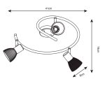 Спот Arte Lamp PARRY A5062PL-3AB — изображение 4