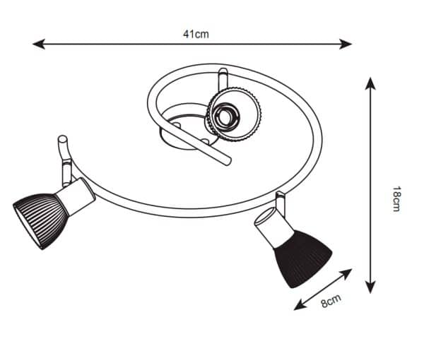 Спот Arte Lamp PARRY A5062PL-3AB — изображение 4