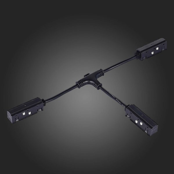 ST006.459.00 Коннектор питания T-образный для магнитного шинопровода ST-Luce Черный SKYLINE 48 — изображение 2