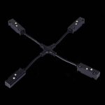 ST006.469.00 Коннектор питания X-образный для магнитного шинопровода ST-Luce Черный SKYLINE 48