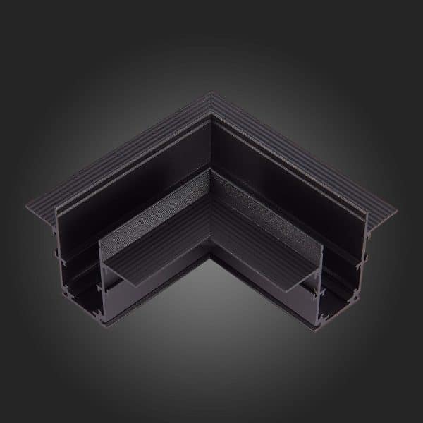 ST007.429.00 Угол-соединитель для встраиваемого магнитного шинопровода под ГКЛ 9м ST-Luce Черный SKYLINE 48 — изображение 2