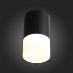 ST100.402.05 Светильник потолочный Черный LED 1*5W 3000K 390Lm Ra>80 120° D64xH110 170-240VV Накладные светильники — изображение 5