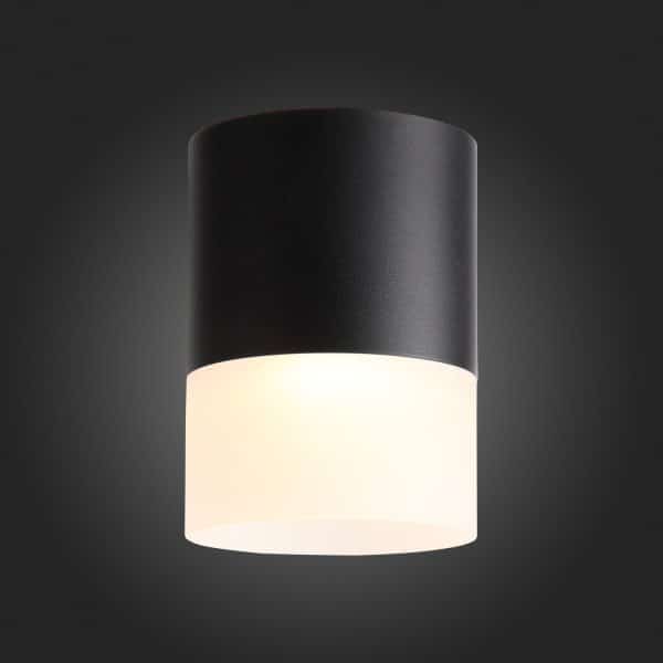 ST100.402.15 Светильник потолочный Черный LED 1*15W 3000K 1 170Lm Ra>80 120° D118xH150 170-240VV Накладные светильники — изображение 2