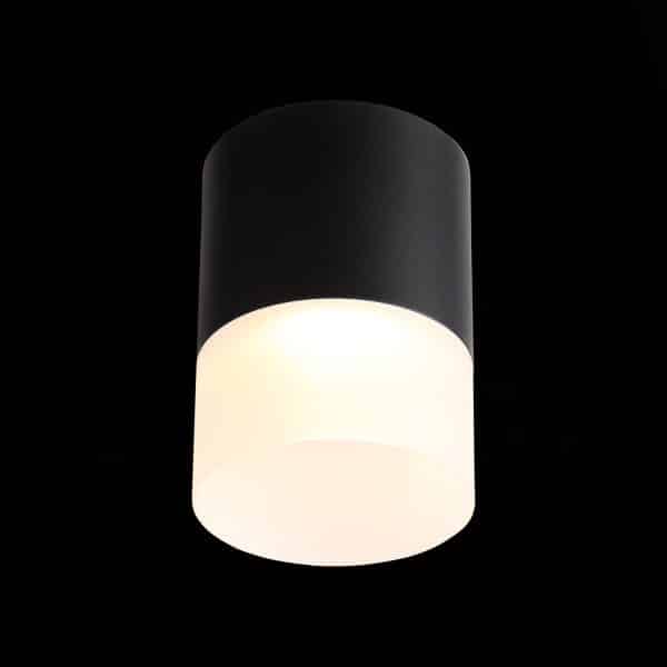 ST100.402.15 Светильник потолочный Черный LED 1*15W 3000K 1 170Lm Ra>80 120° D118xH150 170-240VV Накладные светильники — изображение 4