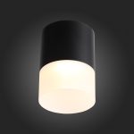 ST100.402.15 Светильник потолочный Черный LED 1*15W 3000K 1 170Lm Ra>80 120° D118xH150 170-240VV Накладные светильники — изображение 5