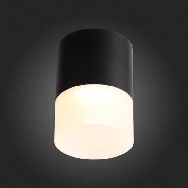 ST100.402.15 Светильник потолочный Черный LED 1*15W 3000K 1 170Lm Ra>80 120° D118xH150 170-240VV Накладные светильники — изображение 5