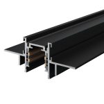 ST1004.429.12 Шинопровод магнитный встраиваемый под ГКЛ 12мм ST-Luce Черный L2000мм(заглушки в комп) SKYLINE 48+ — изображение 2