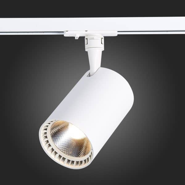 ST351.536.30.24 Св-к трек. Белый LED 1*30W 3000K 2 700Lm Ra?80 24° IP20 L139xW89xH194 100-240V BASE — изображение 2