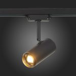 ST600.436.12 Св-к трек. Zoom Черный LED 1*12W 3000K 1 200Lm Ra>80 15-60° IP20 L137xW59xH178 170-240V BASE — изображение 2
