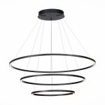 ST605.403.114 Cветильник подвесной SMART ST-Luce Черный/Белый LED 1*114W 2800-6500K AURA