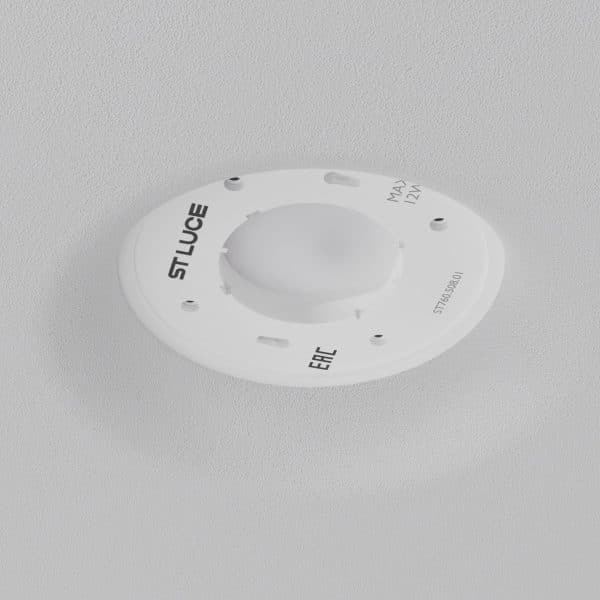 ST760.508.01 Св-к встр. в натяжной потолок  Белый, Серый GX53 1*12W 120 IP20 D110хH35мм220V Без ламп Встраиваемые светильники — изображение 3