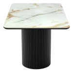 Стол Festa 140x85x77см, керамогранит Calacatte gold — изображение 3