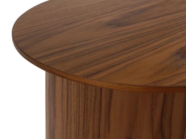 Стол журнальный Mono D50, основание D38 орех — изображение 4