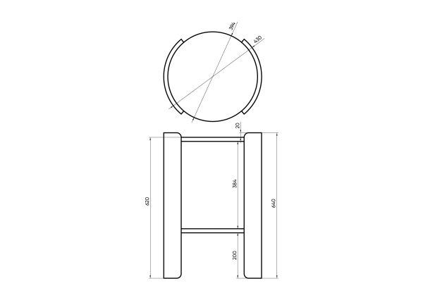 stolik-lagom-stone-d-43-sm-vysota-64-sm-kamen-lc-naturalnyj-dub-3 Столик Lagom Stone D 43 см высота 64 см (камень LC, натуральный дуб) — изображение 4