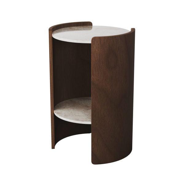 stolik-lagom-stone-d-43-sm-vysota-64-sm-kamen-ov-oreh-2 Столик Lagom Stone D 43 см высота 64 см (камень OV, орех) — изображение 3