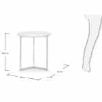 Столик Marae белый — изображение 3