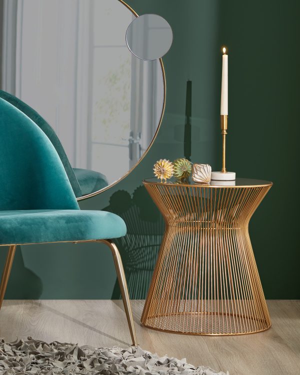 Столик журнальный Jolene золото — изображение 3