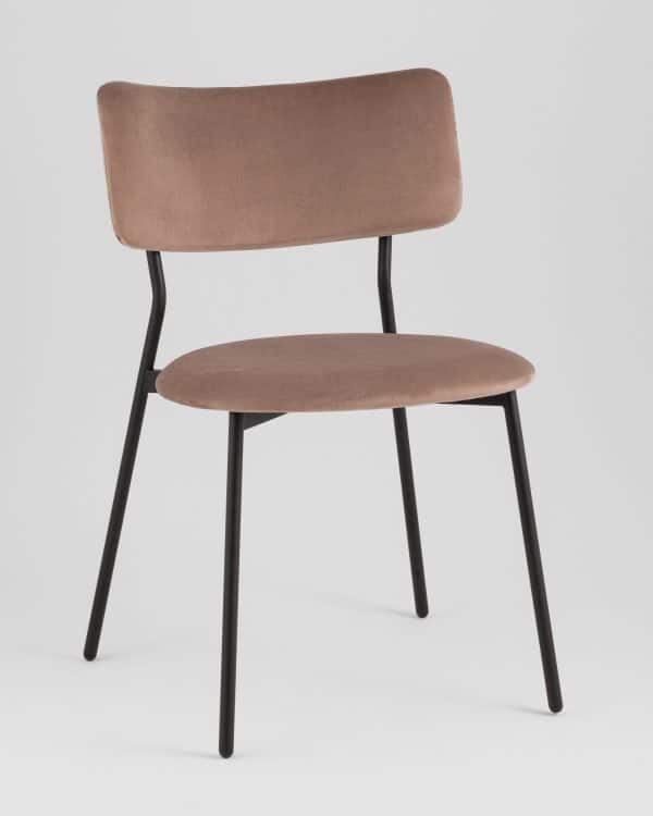 Стул Амелия велюр коричневый — изображение 2