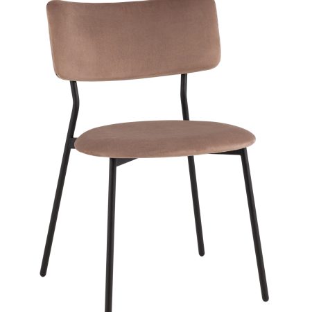Стул Амелия велюр коричневый