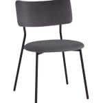 Стул Амелия велюр темно-серый